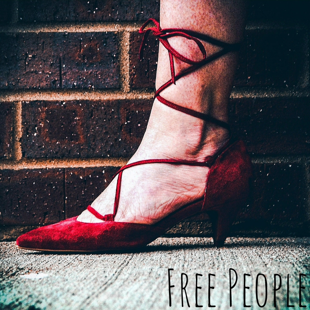 Free People x Jeffery Campbell | Andra Suede Heels